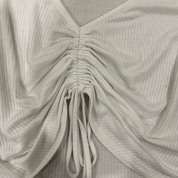 rushed white longsleeve top - Picture 2 of 4